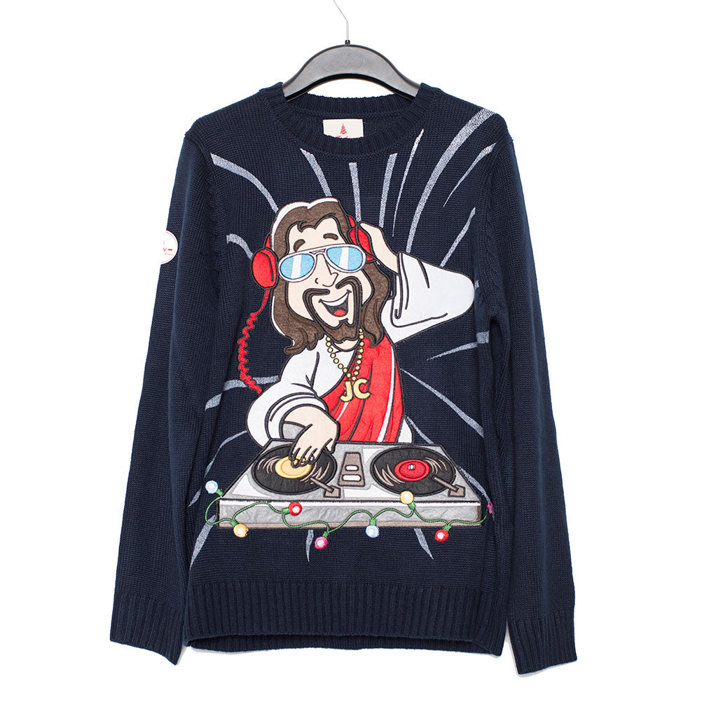 DJ Jesus Christmas Jumper