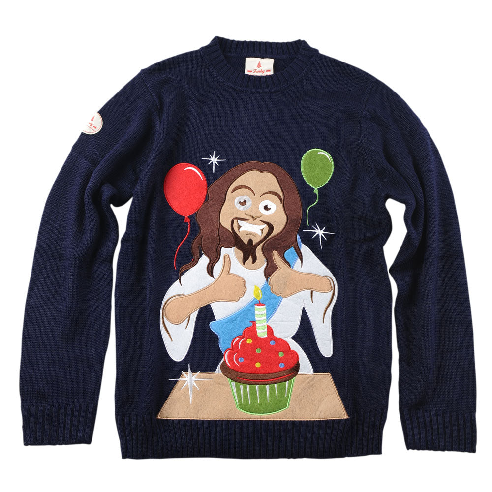 Happy Birthday Jesus Christmas Jumper