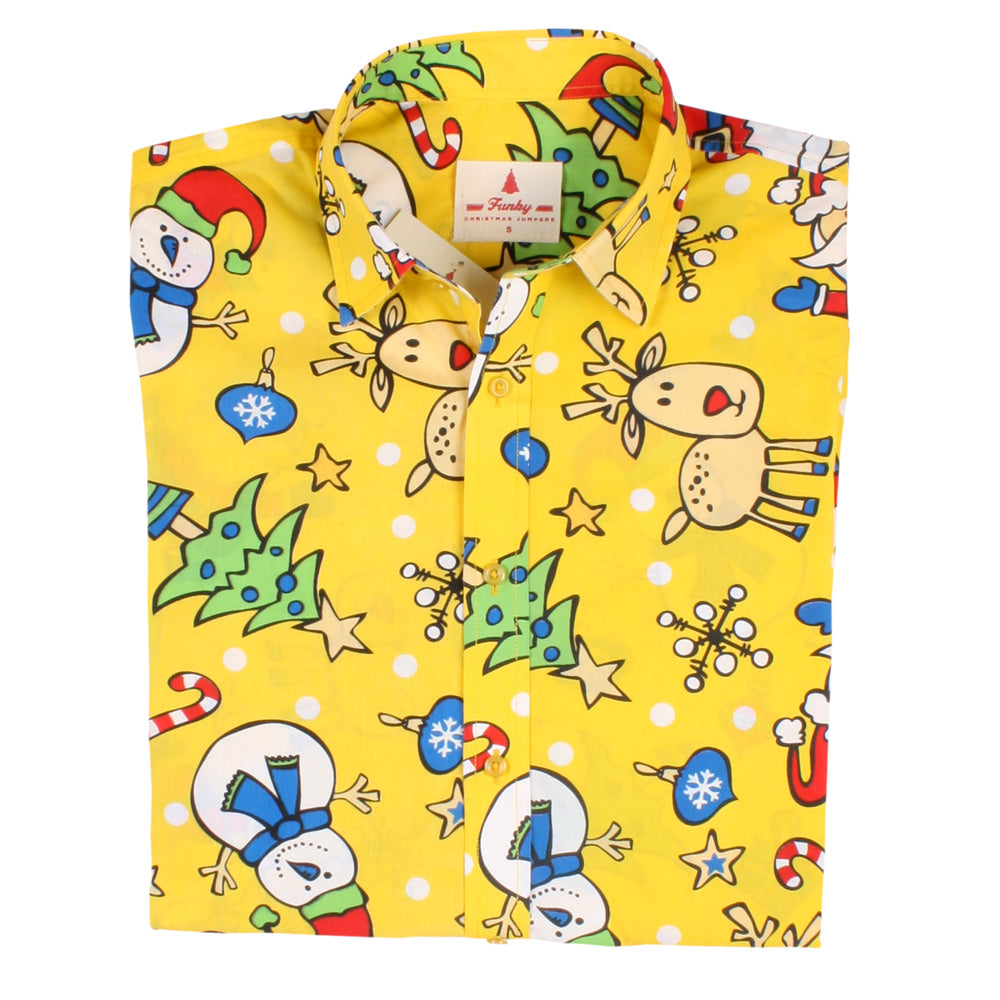 Yellow Christmas Shirt