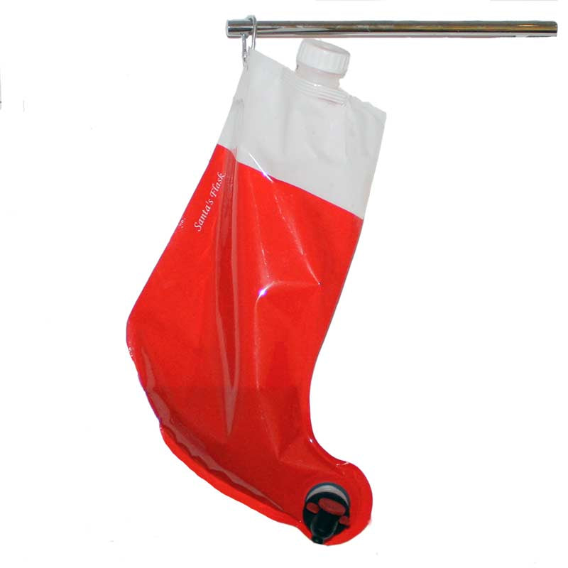 Santa Stocking Flask