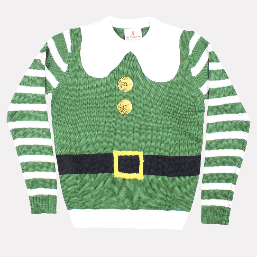 Elf Costume Christmas Jumper