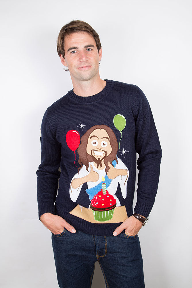 Happy Birthday Jesus Christmas Jumper