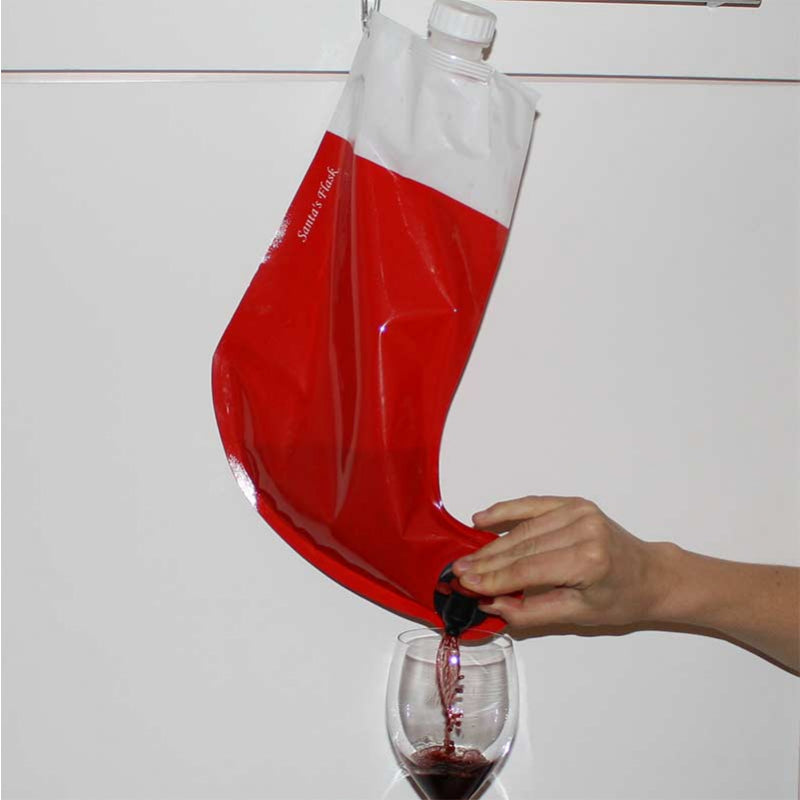 Santa Stocking Flask