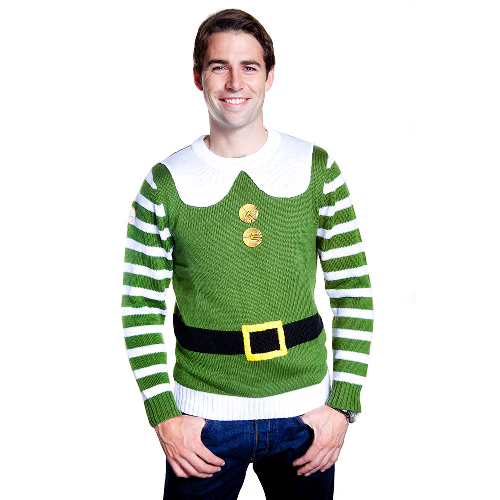 Elf Costume Christmas Jumper