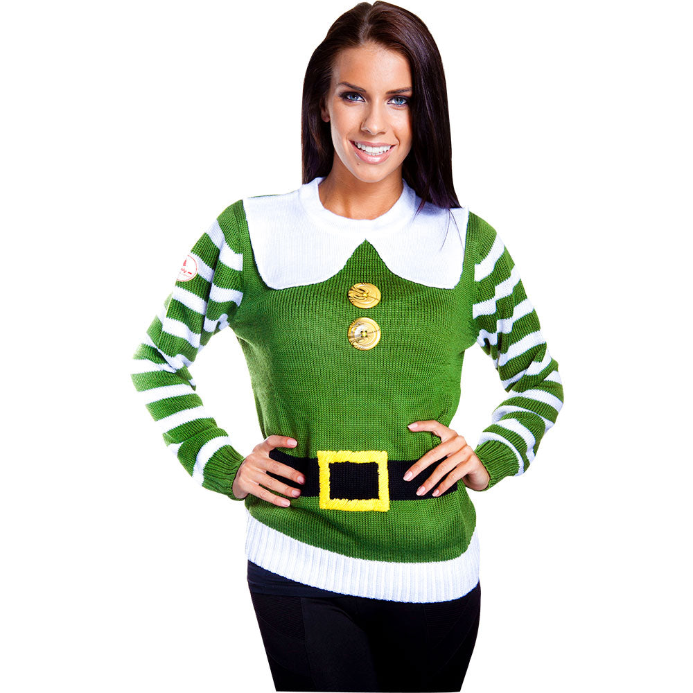 Elf Costume Christmas Jumper